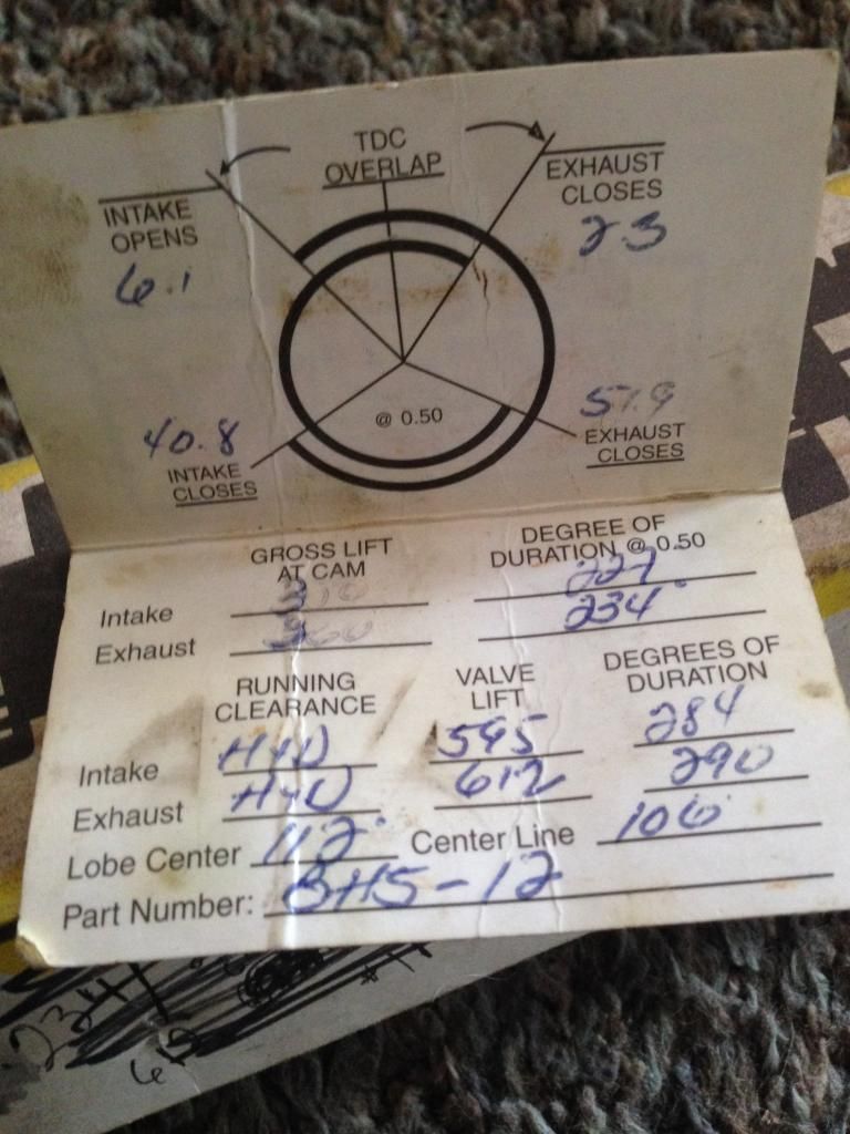 BBC camshaft Performance Boats Forum